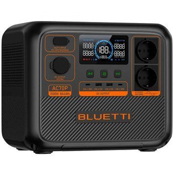 Зарядна станція BLUETTI AC70P 864Wh 1000W AC70P фото