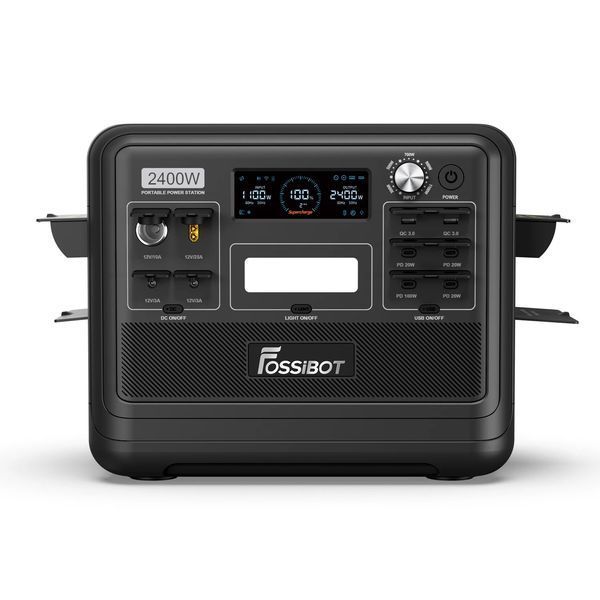 Зарядная станция FOSSiBOT F2400 2048Wh 2400W Black EUF2400-Black фото