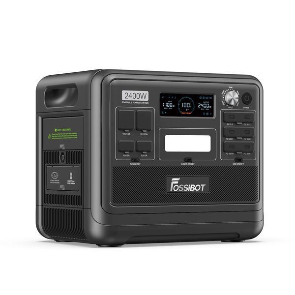 Зарядная станция FOSSiBOT F2400 2048Wh 2400W Black EUF2400-Black фото