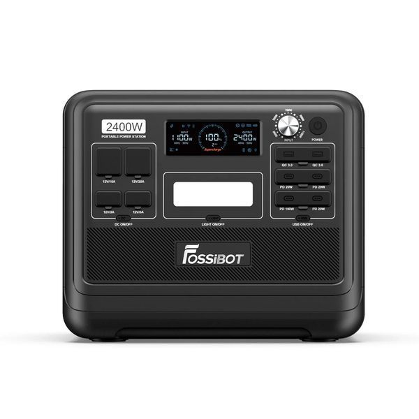 Зарядная станция FOSSiBOT F2400 2048Wh 2400W Black EUF2400-Black фото